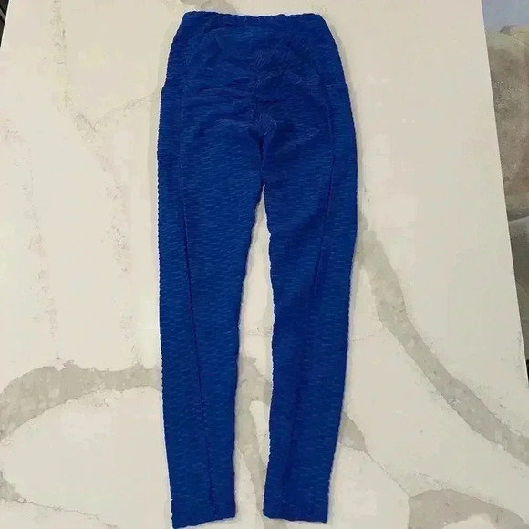 Ellie & Kate Scrunch Butt High Waisted Activewear Leggings Textured Womens Small - Picture 7 of 10